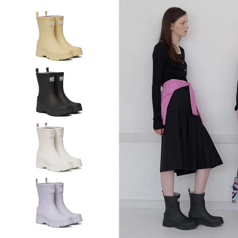 新品【ROCKFISH】 FLATFORM RAIN BOOTS MIDDLE Rockfish Weatherwear】FLATFORM RAIN BOOTS MIDDLE 多色厚底中筒雨靴