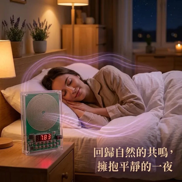 【poko】睡眠神器 舒曼波 7.83 Hz 電磁波低頻率產生器 聽見地球的心跳 助眠神器 改善睡眠品質