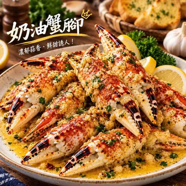 【華得水產】花蟹腳2包組(500g/包)