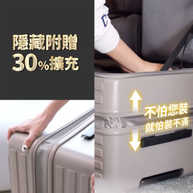 【Deseno 笛森諾】特洛伊PRO 26吋真空壓縮｜前開式煞車行李箱(本月限定橄欖綠/青鳥藍/檸檬黃_含真空壓縮機)