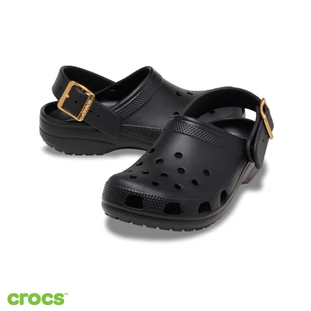 【Crocs】中性鞋 Buckle 經典金屬扣克駱格 洞洞鞋(213543)