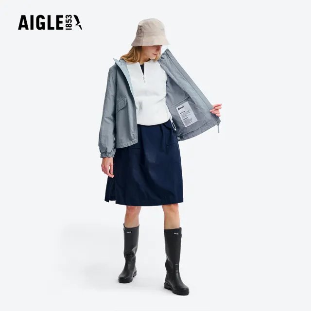 【AIGLE】男女款 POLARTEC 刷毛保暖罩衫｜AG-5A133/AG-5A244(女上衣 男上衣 罩衫 保暖上衣 刷毛衣)