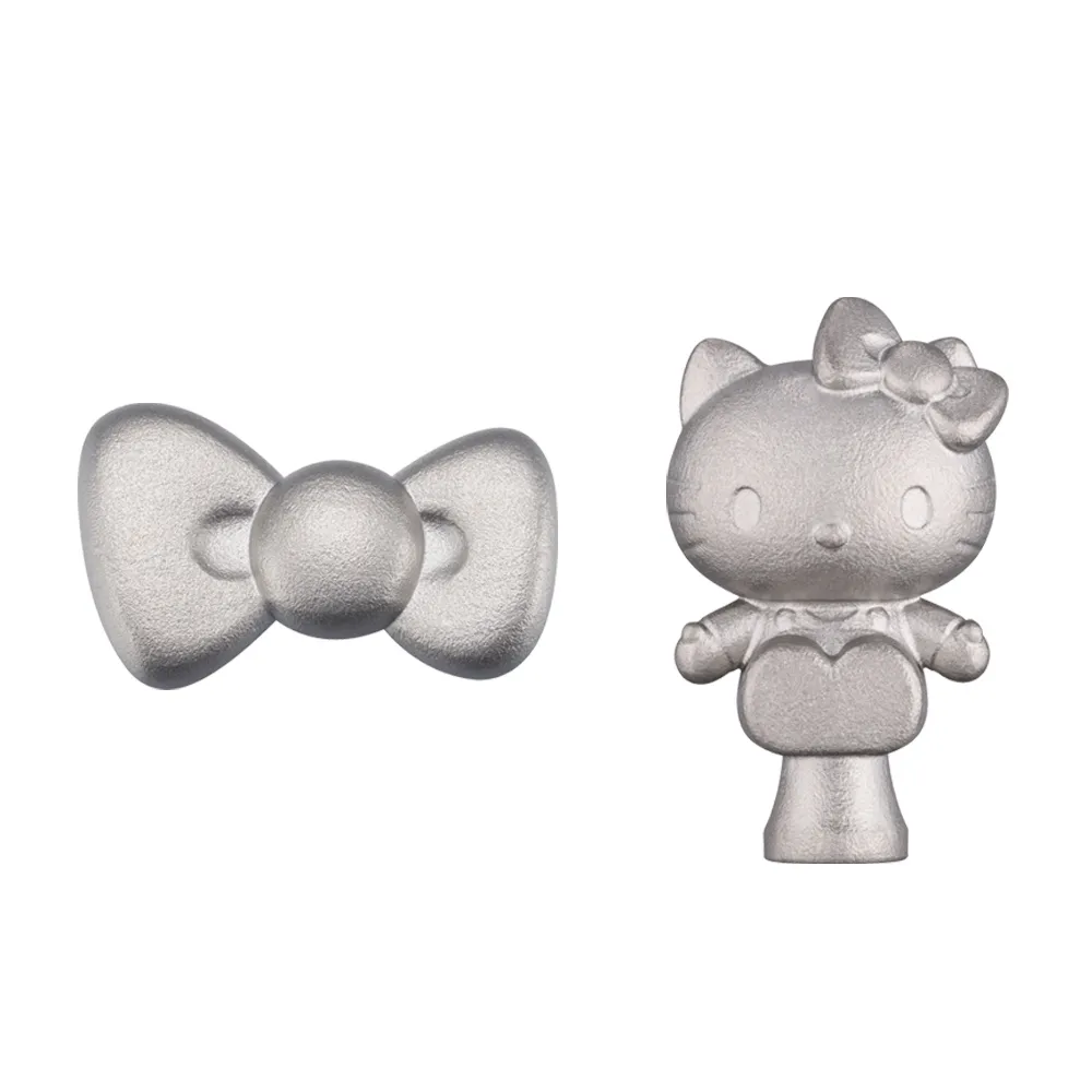 【STAUB】Hello Kitty 鑄鐵鍋造型鍋蓋頭-萌萌凱蒂/蝴蝶結2款任選(德國雙人集團官方直營)