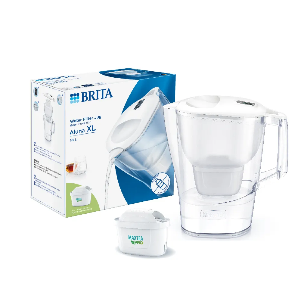 【BRITA】官方直營 Aluna 愛奴娜濾水壺+MXPRO濾芯(共1壺11芯)