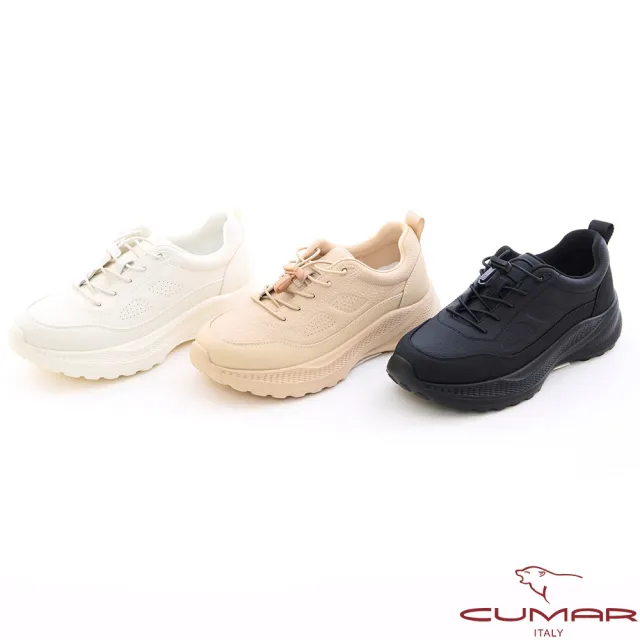 【CUMAR】頂級舒適厚底輕量休閒鞋726-505(白色 )