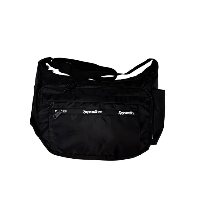【SNOW.bagshop】雙11 斜側水餃包超大容量可A4夾主袋+外袋共七層水瓶外袋