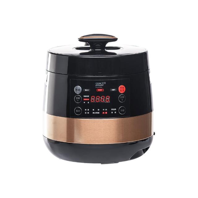 【CookPower 鍋寶】MOMO獨家款★智慧型微電腦萬用鍋/壓力鍋/燉煮鍋/無水烹調-6.0L(CW-6110BA)