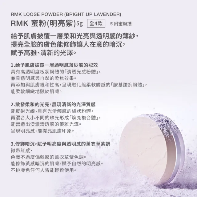【RMK】蜜粉 7g/5g (多款任選)(加贈粉霜美肌組)