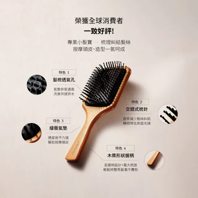【AVEDA】限定特製彩繪 隨行按摩梳_限量_獨家販售