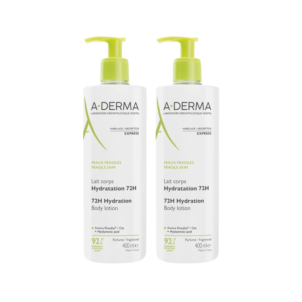 【A-DERMA 艾芙美】燕麥超水感保濕乳400ml2入組(舒緩乾癢)
