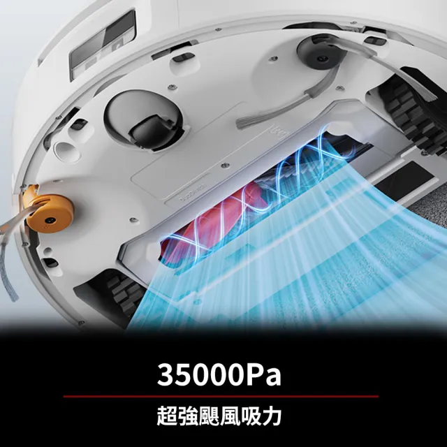 【Roborock 石頭科技】新品上市! Qrevo Edge 2 Flow搖滾天王-清潔組(大升級/活水滾筒拖布/3.5萬Pa)