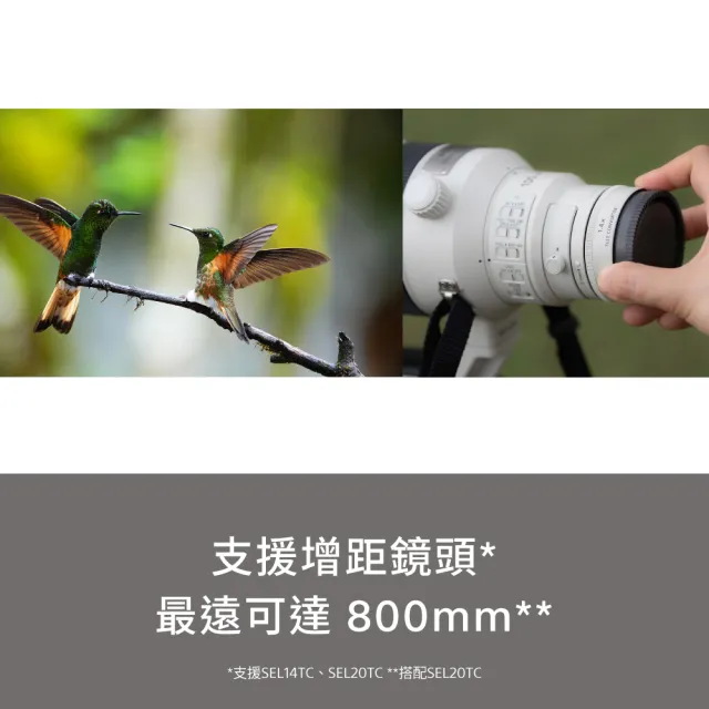 【SONY 索尼】SEL100400MC G Master 100-400mm 恆定超望遠變焦鏡頭 (公司貨 保固24個月)