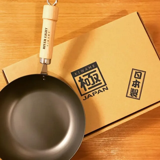 【PREMIUM 極】RIVER LIGHT日本製窒化鐵北京鍋30cm(不易生鏽無塗層極鐵鍋)