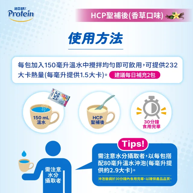 【NOAH 諾亞】HCP聖補後 香草口味 15入/盒(4入組-送1罐 碧華莊 堅穀麵茶)
