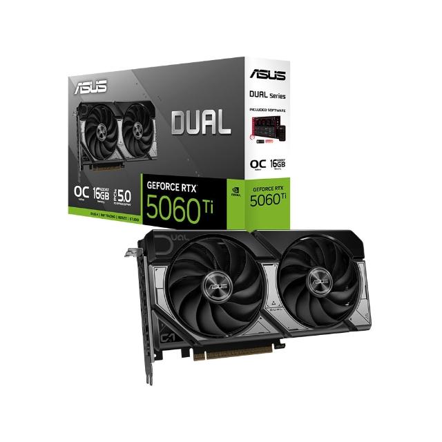 【華碩】超值組★Dual RTX 5060 Ti 16GB GDDR7 OC 超頻版 顯示卡+LC 360 ARGB 一體式水冷+AP201機殼 黑