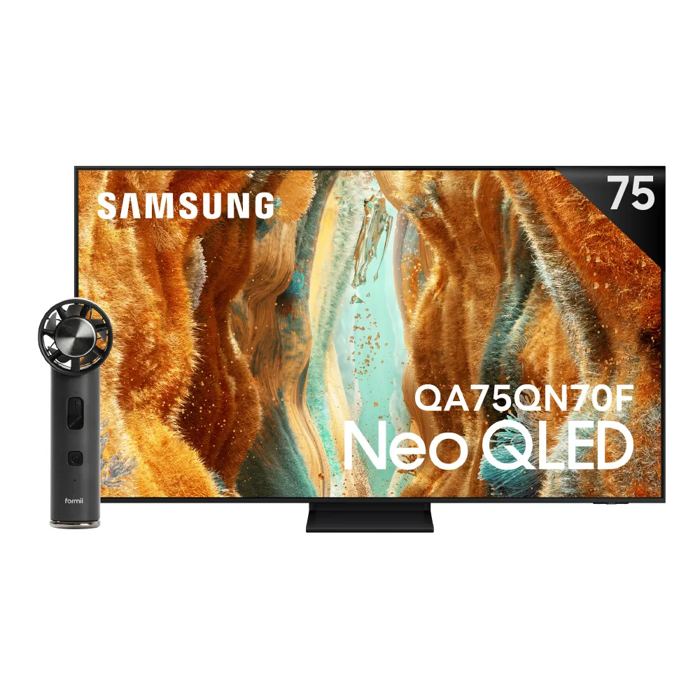 【Samsung 三星】75型 4K Neo QLED 144Hz Mini LED AI智慧顯示器 75QN70F(QA75QN70FAXXZW)