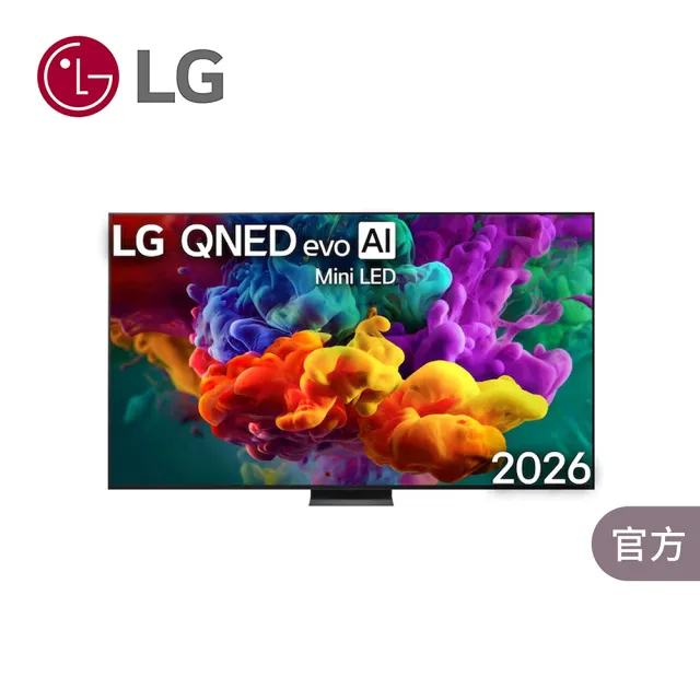 【LG 樂金】100型 4K MiniLED 120Hz QNED86系列 AI智慧聯網顯示器(100QNED86BT)