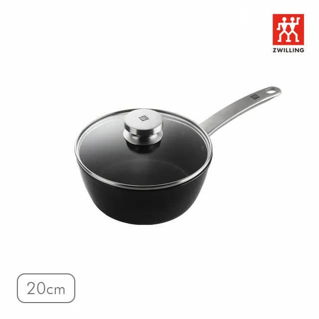 【ZWILLING 德國雙人】Enjoy不沾鍋萬用湯鍋20cm+NOW S多功能刀具3件組(德國雙人牌集團官方直營)