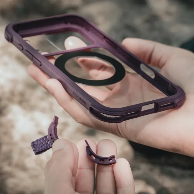 【MAGEASY】iPhone 18 Odyssey Stand M 超軍規防摔磁吸支架手機殼(iPhone 18 Pro/Pro Max)