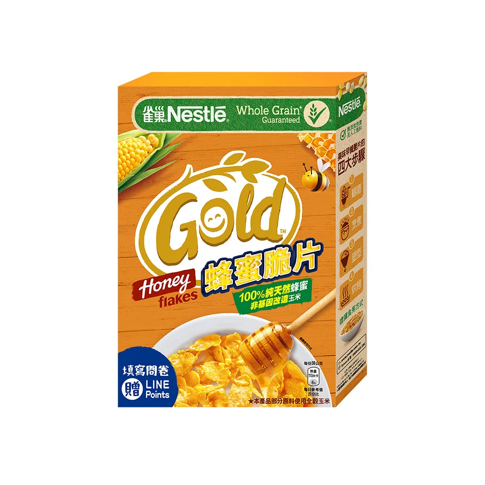 【Nestle 雀巢】蜂蜜脆片早餐脆片375g/盒