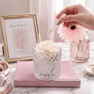【The Forest 癒森林】野薔薇香氛擴香水晶禮盒含30ml品牌香氛油(送禮禮盒/居家香氛/生日禮物/香氛精油)