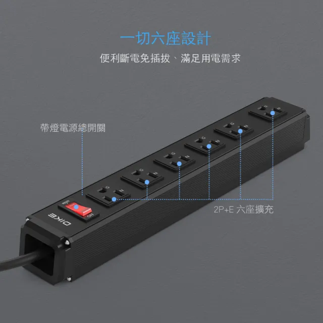 【DIKE】居浴多用恆溫電暖器 送鋁合金延長線 超值組(HLE530+DAH169)