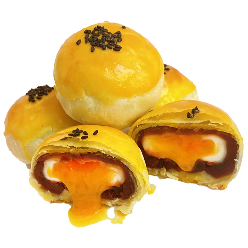 【格麥蛋糕】流心奶黃蛋黃酥禮盒9入*2盒(流芯/流沙/鳳梨酥/蛋黃酥/奶皇)_年菜 年節禮盒