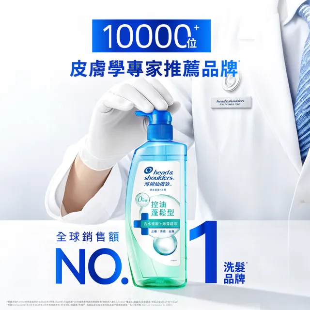 【head＆shoulders 海倫仙度絲】新上市! 頭皮護理洗髮露/洗髮精650g 3入組(醫美界成分注入 頭皮肌底瓶)