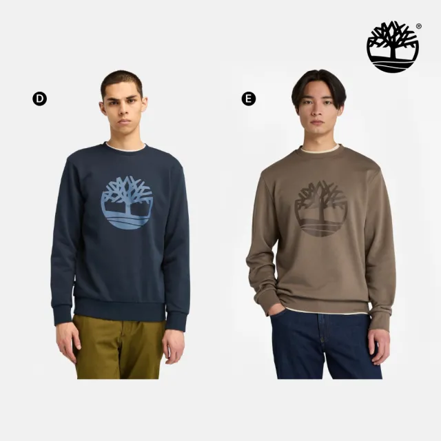 【Timberland】精選長袖上衣 圓領上衣 中性/男 (多款任選)