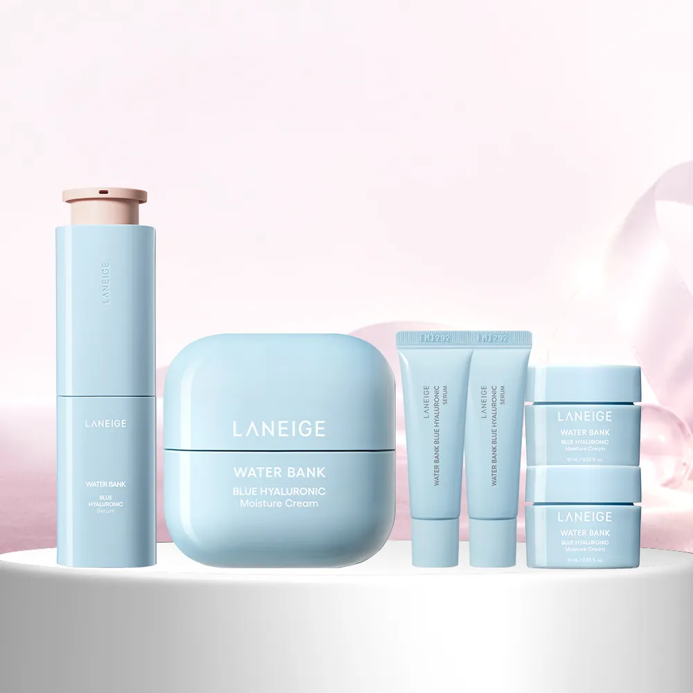 【LANEIGE 蘭芝】官方直營 水酷修護保濕精壩雙星組(蘭芝 送禮首選 保濕霜  精華)