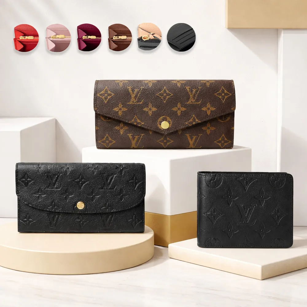 【Louis Vuitton 路易威登】M60531/M62369/M62901經典Monogram帆布/壓紋錢包短夾/長夾(款式任選)