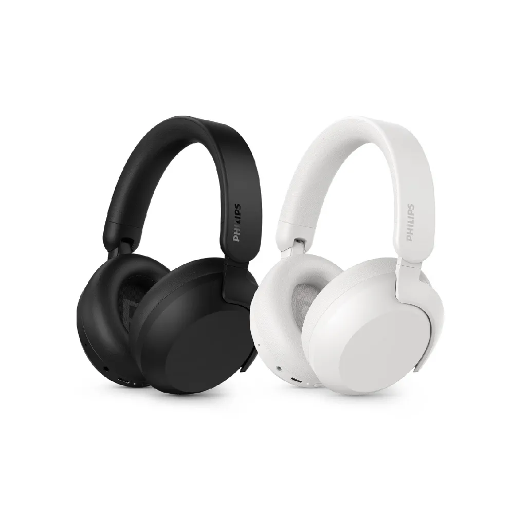 【Philips 飛利浦】TAH8000 Hi-Res 金標旗艦降噪藍牙耳罩耳機｜金響大師