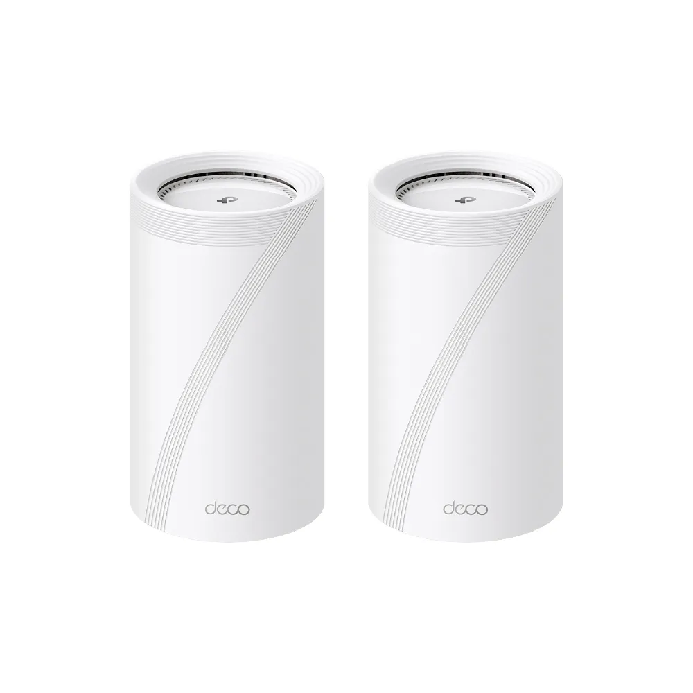 【TP-Link】Wi-Fi 7 BE11000 三頻5G真Mesh 無線路由器 分享器(支援AI筆電/透天厝/Deco BE65 Pro 二入組)
