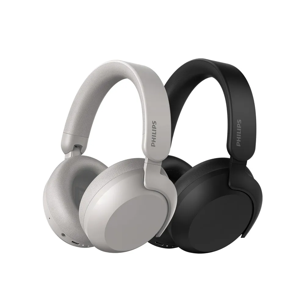【Philips 飛利浦】AI Hi-Res高音質ANC降噪藍牙耳罩耳機-TAH8000