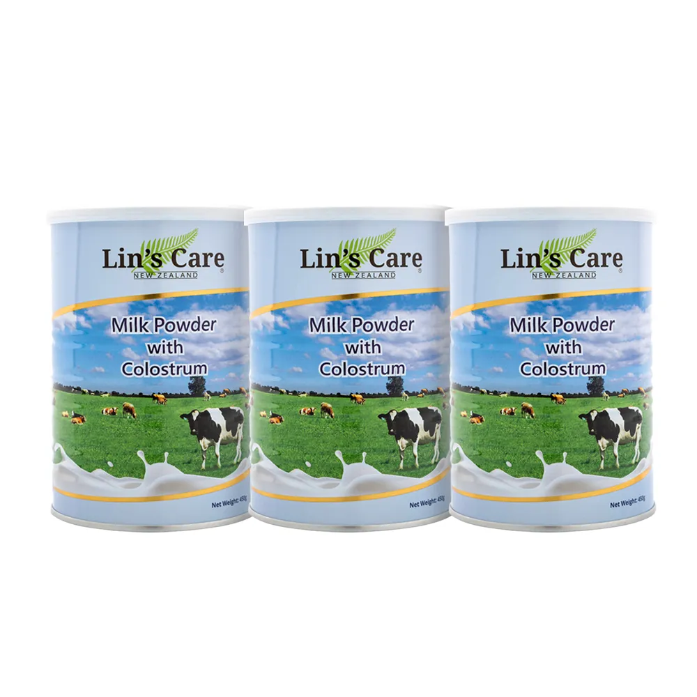 【Lin’s Care】紐西蘭高優質初乳奶粉450gX3罐