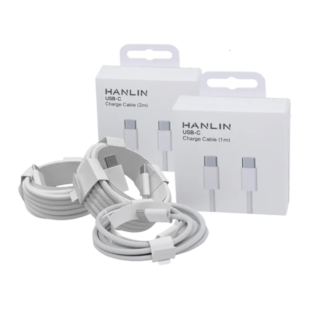 【HANLIN】TPL1M 60W 快充傳輸充電線(快充TYPE-C 安卓 蘋果 通用 1米)
