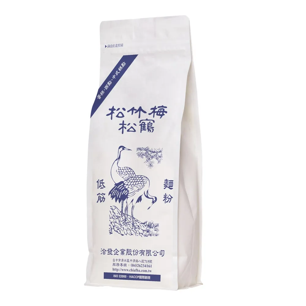 【洽發】松鶴低筋麵粉1kg*6入/箱(總效期6個月)