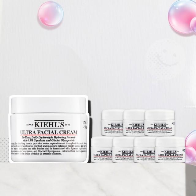 【Kiehl’s 契爾氏】官方直營 冰河醣蛋白舒敏修護保濕霜 50ml(Kiehl’s)