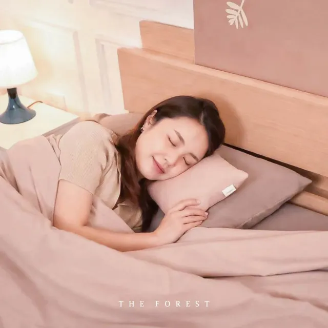 【The Forest 癒森林】檸檬草森眠枕禮盒 枕頭＋天然檸檬草香氛包x2 ( 香氛枕/棉麻枕/生日禮物/送禮首選)