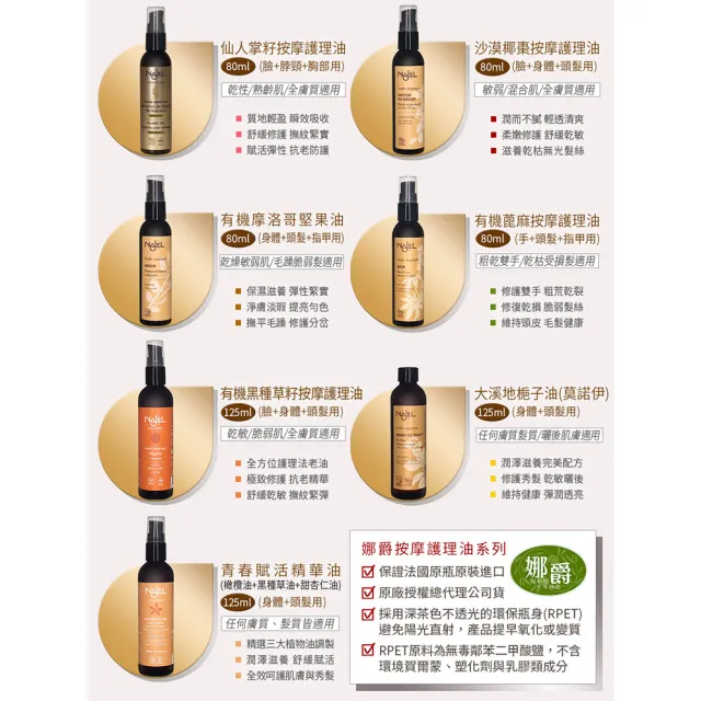 【法國NAJEL】阿勒坡有機黑種草籽按摩護理油125ml(臉部/身體/頭髮皆可用)
