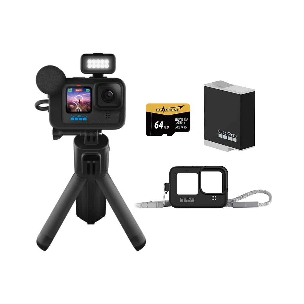 【GoPro】HERO12  Black CE創作者新手必備組