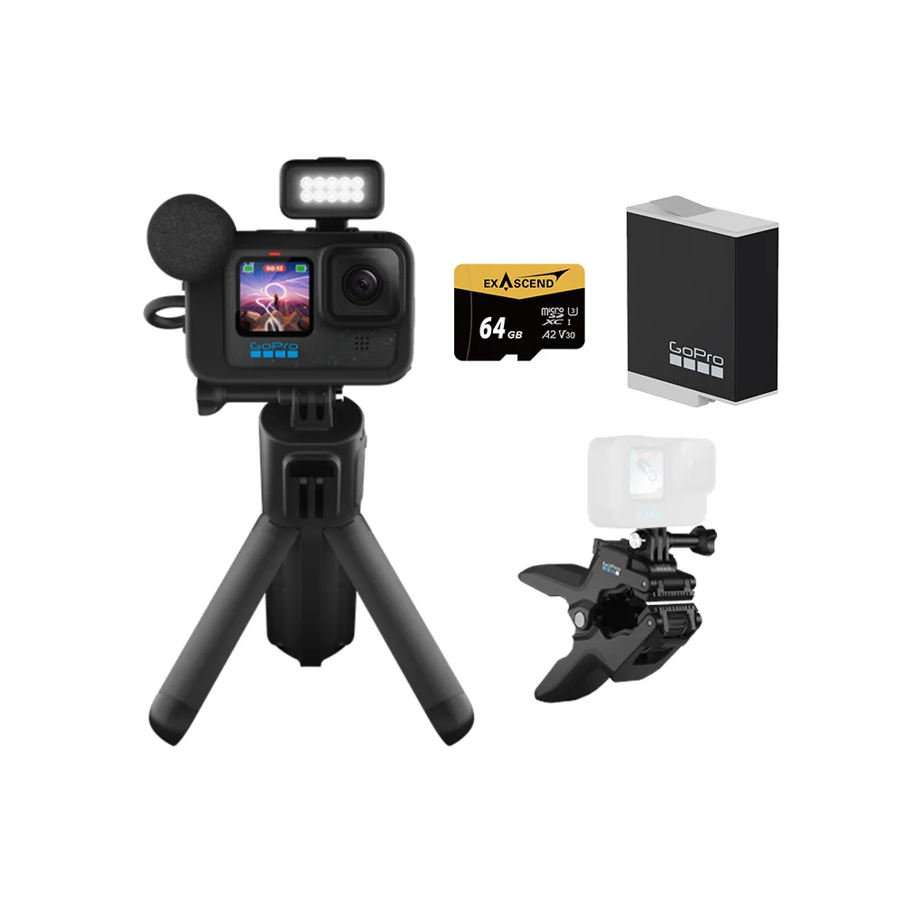 【GoPro】HERO12  Black CE創作者隨夾隨拍套組