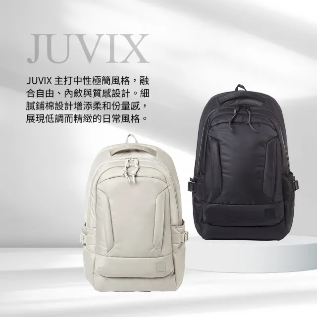 【Samsonite RED】JUVIX 超輕量尼龍簡約時尚雙隔層大容量筆電後背包/雙肩包/通勤包/電腦包17吋(多色可選)