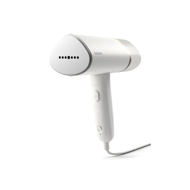 【Philips 飛利浦】手持式蒸氣掛燙機 白金(STH3020) + 奈米級空氣清淨機(AC0650)