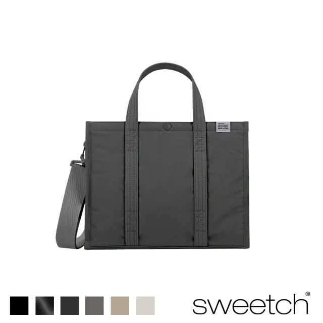 【sweetch】CITY環保尼龍經典輕量兩用托特包-小-多色(uniarts/韓版porter/肩背包)