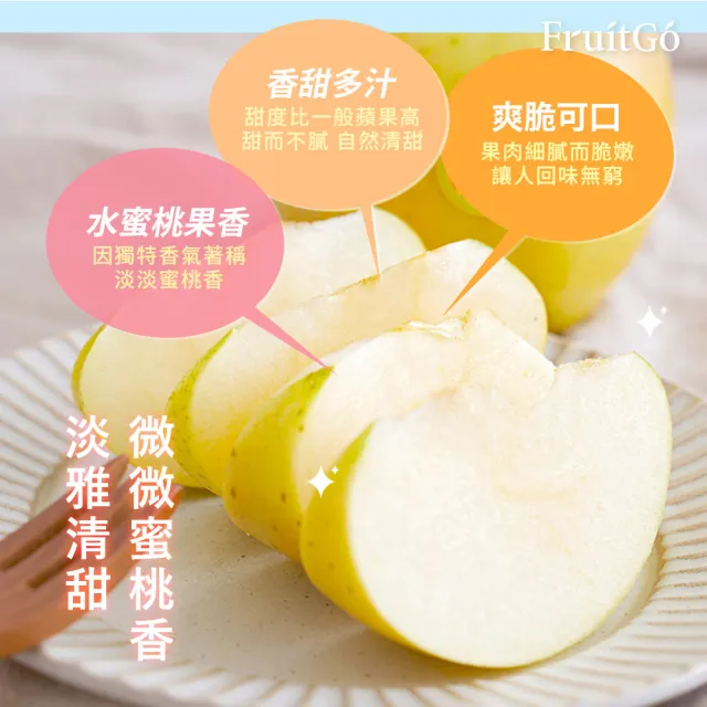 日本青森脆甜土岐水蜜桃蘋果