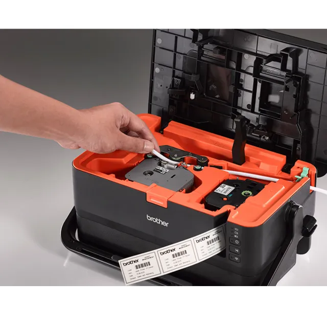 【brother】官方直營 標籤帶任選x5★PT-E850TKW 雙列印模組 單機/電腦兩用線號印字機