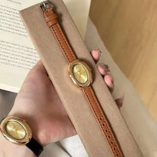 【LEEHER】腕錶/皮革手錶/學生手錶/復古手錶/指針手錶/指針腕錶/女生手錶/小錶盤手錶