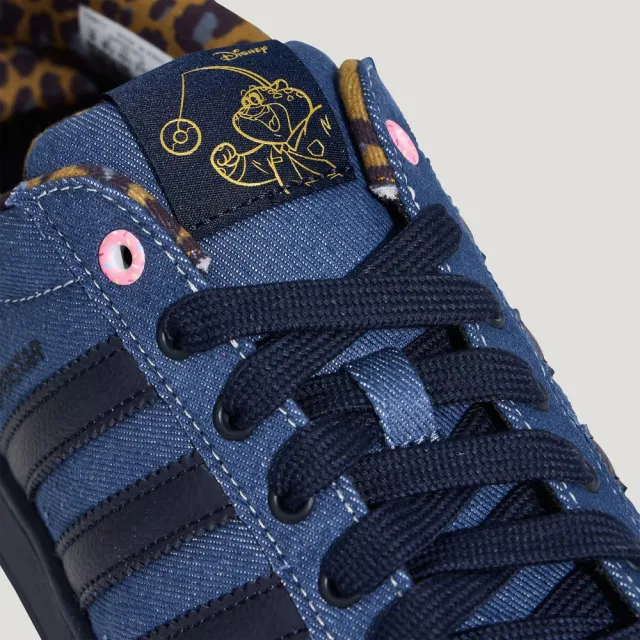 【adidas 愛迪達】Superstar II 男女 休閒鞋 復古 皮革 動物方城市 迪士尼 深藍(KH7260)
