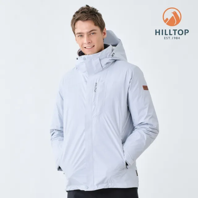 【Hilltop 山頂鳥】獨家特談-GORE-TEX 2L單件式防水防風透氣短大衣外套(男女多款任選/施華洛世奇/水鑽)